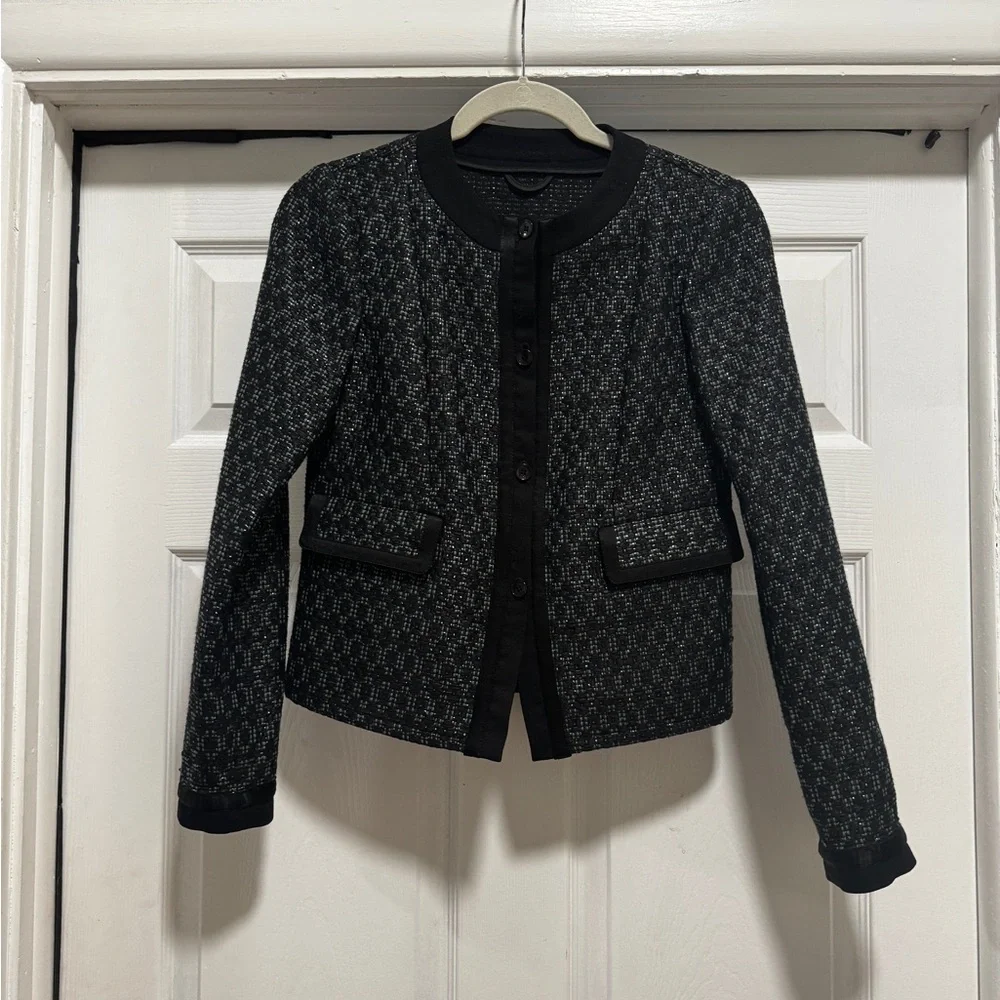 Etro Milano made in Italy designer woven tweed blazer small - Picture 7 of 7